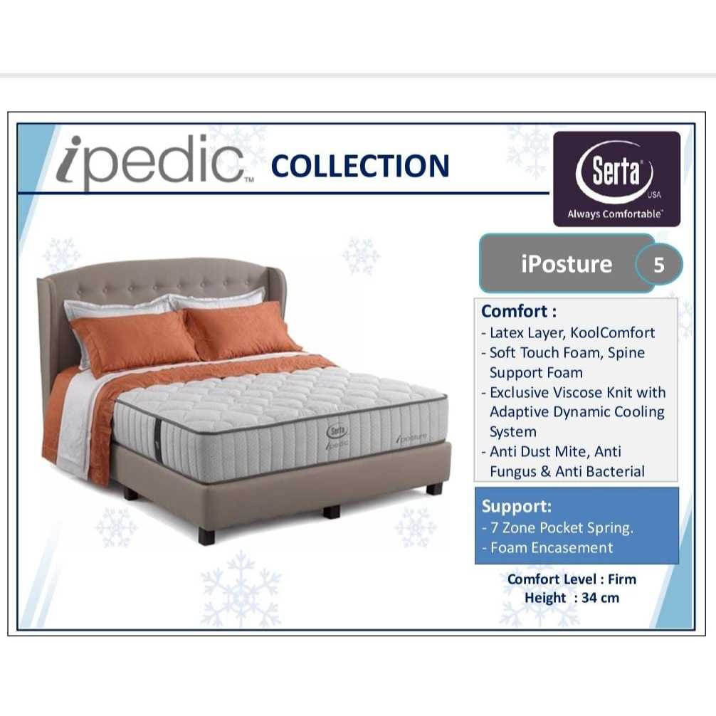 Springbed Serta iPedic Seri iPosture - Original