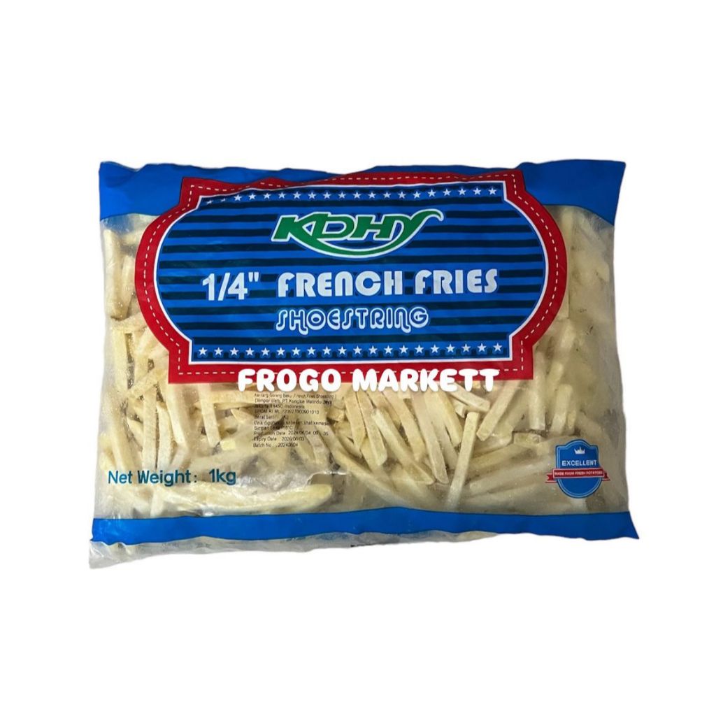 

Kentang Shoestring 1/4" French Fries KDHY Excellent 1kg