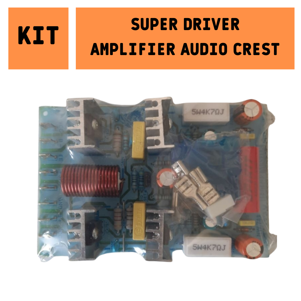 KIT SUPER DRIVER POWER AMPLIFIER AUDIO CREST NW.741 X2
