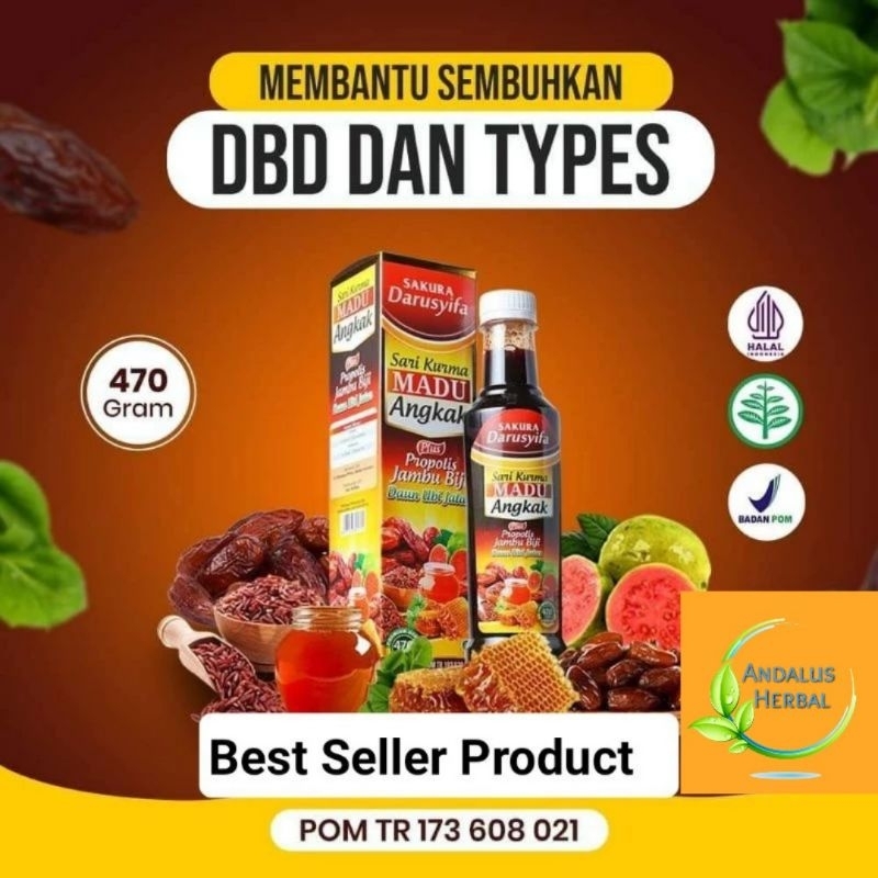 

Sari Kurma Angkak Madu Propolis Terlaris Darusyifa || SAKURA