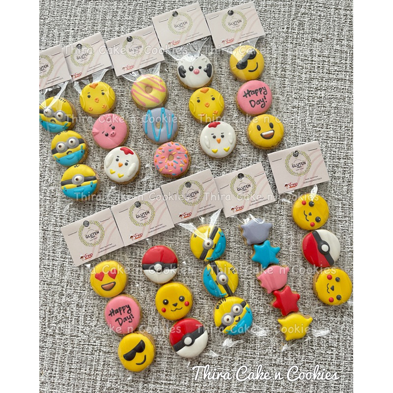 

GLUTEN FREE cookies hias kukis karakter icing cemilan snack anak