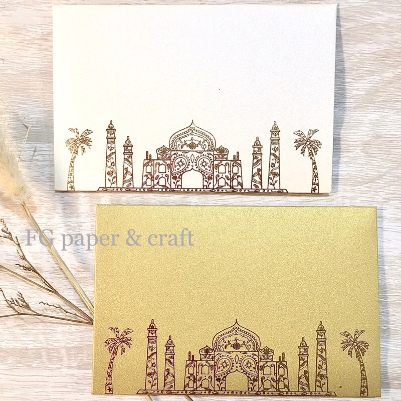 

Amplop Uang Cute Taj Mahal 5pcs, 7x10.5cm by fgpaper