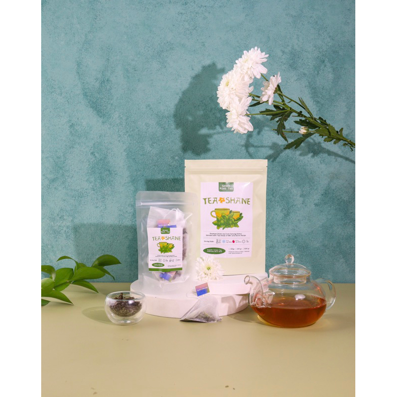 

Green mint tea