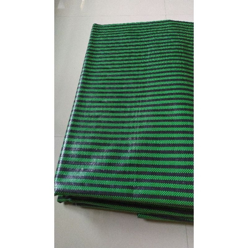 4x6 terpal Hijau lorek hitam hamparan terpal jemur padi terpal hijau lorek terpal