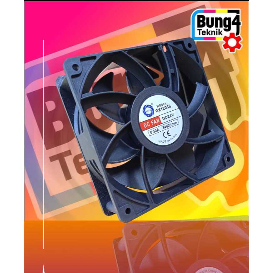 PART LAS LISTRIK HIGH SPEED KIPAS FAN PANEL 24v DC 12x12 12cm