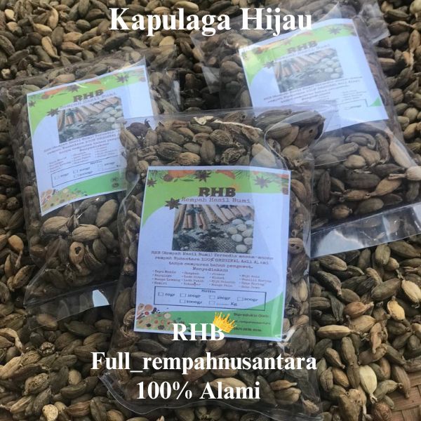 

kapulaga Arab 100gr - kapulaga Hijau - kapulaga india