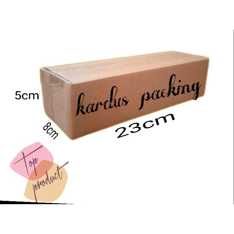 

kardus packing UK 23x8x5 kardus polos kardus kecil