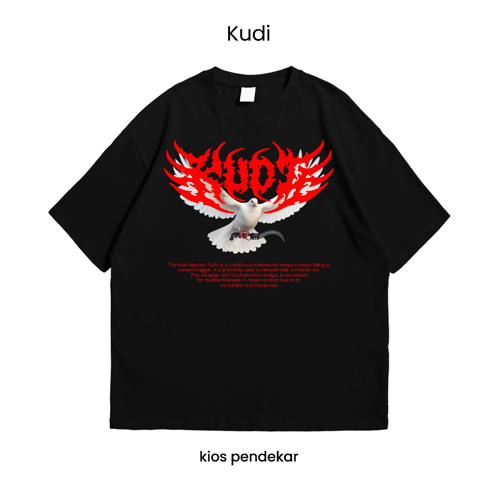 Kaos Merpati Putih Kudi by Kios Pendekar