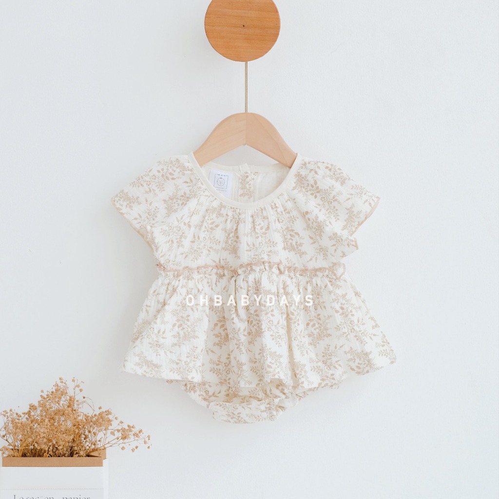 OHBABYDAYS | Jumper Romper Bayi | Naya Muslin Romper