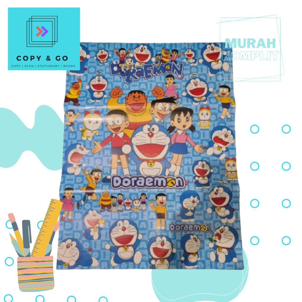 

(10 Lembar) Kertas Kado Karakter anak