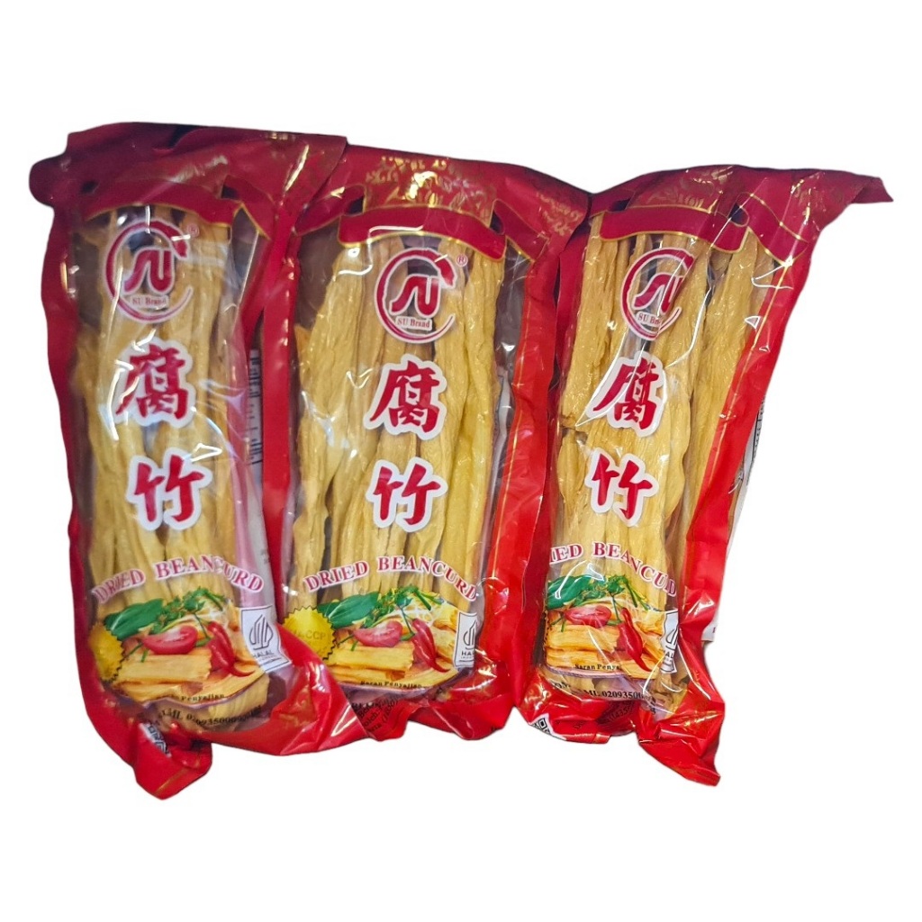 

Kulit Kembang Tahu Kering Stick SU Brand 120 Gr / Dried Bean Curd