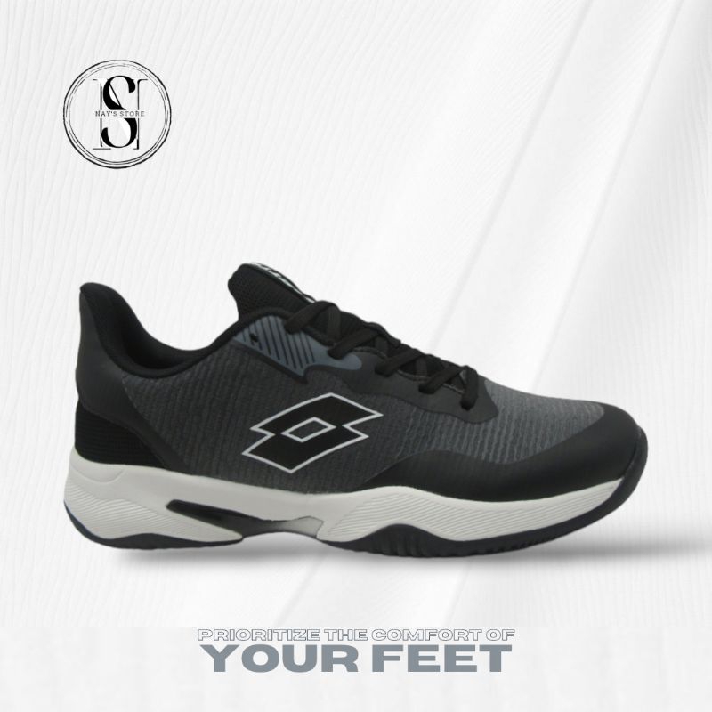 Sepatu Tennis Pria LOTTO CALE - Black