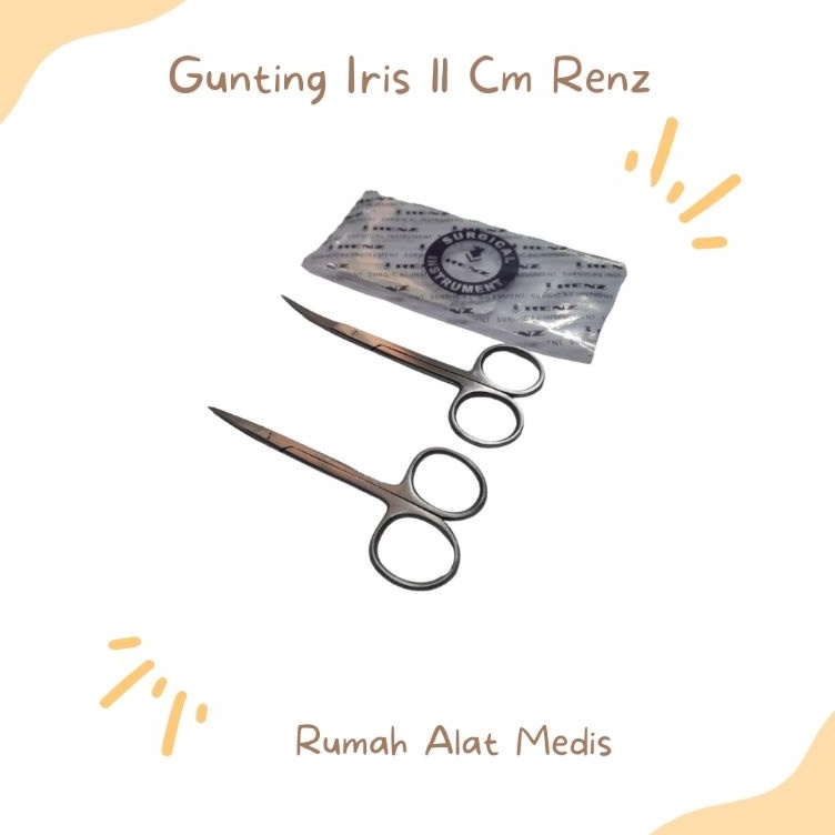 

KODE L66W Gunting Iris 115cm RENZ Iris Scissor RENZ LurusBengkok