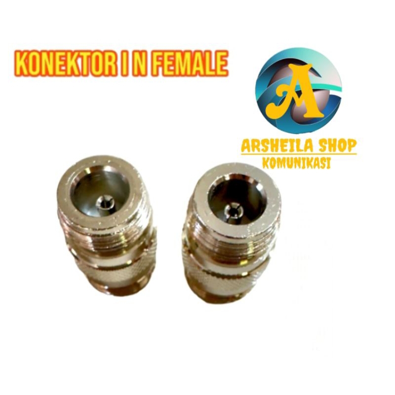Sambungan konektor konektor adapter N female to N female