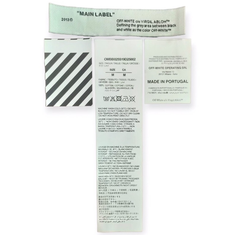 

Mau Hemat MAIN LABEL TAG WASH OW KUALITAS TINGGI MADE IN PORTUGAL ONE SET