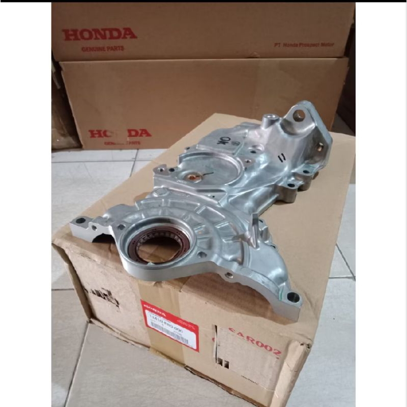 Tutup Cover Rantai Timing Pompa Oli Mesin Honda Brio 2012-2022 Original Honda