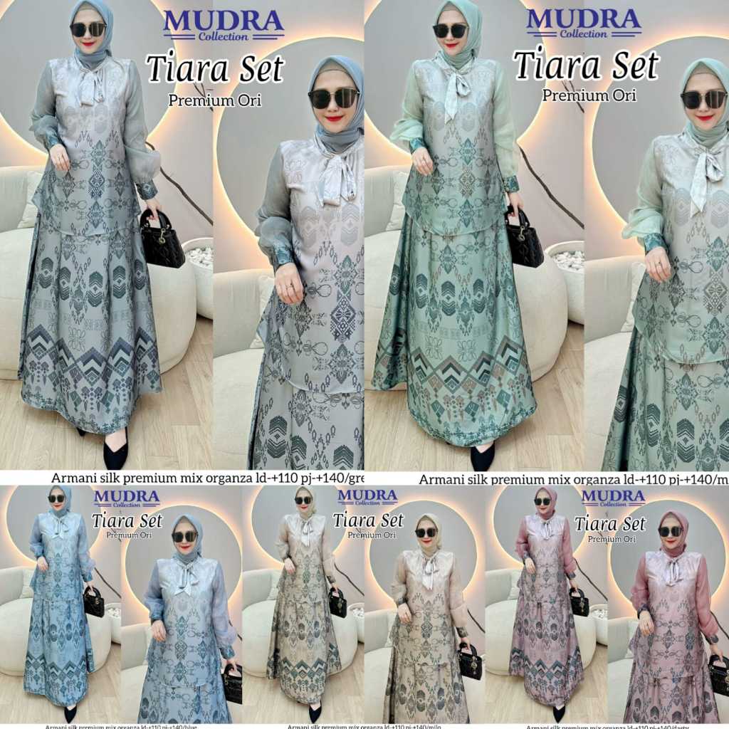 TIARA BY MUDRA // DRESS // GAMIS MUSLIM // FASHION MUSLIM // FASHION WANITA // PAKAIAN MUSLIM WANITA