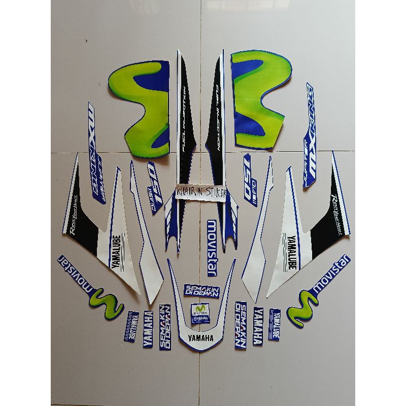 striping stiker MX king Movistar