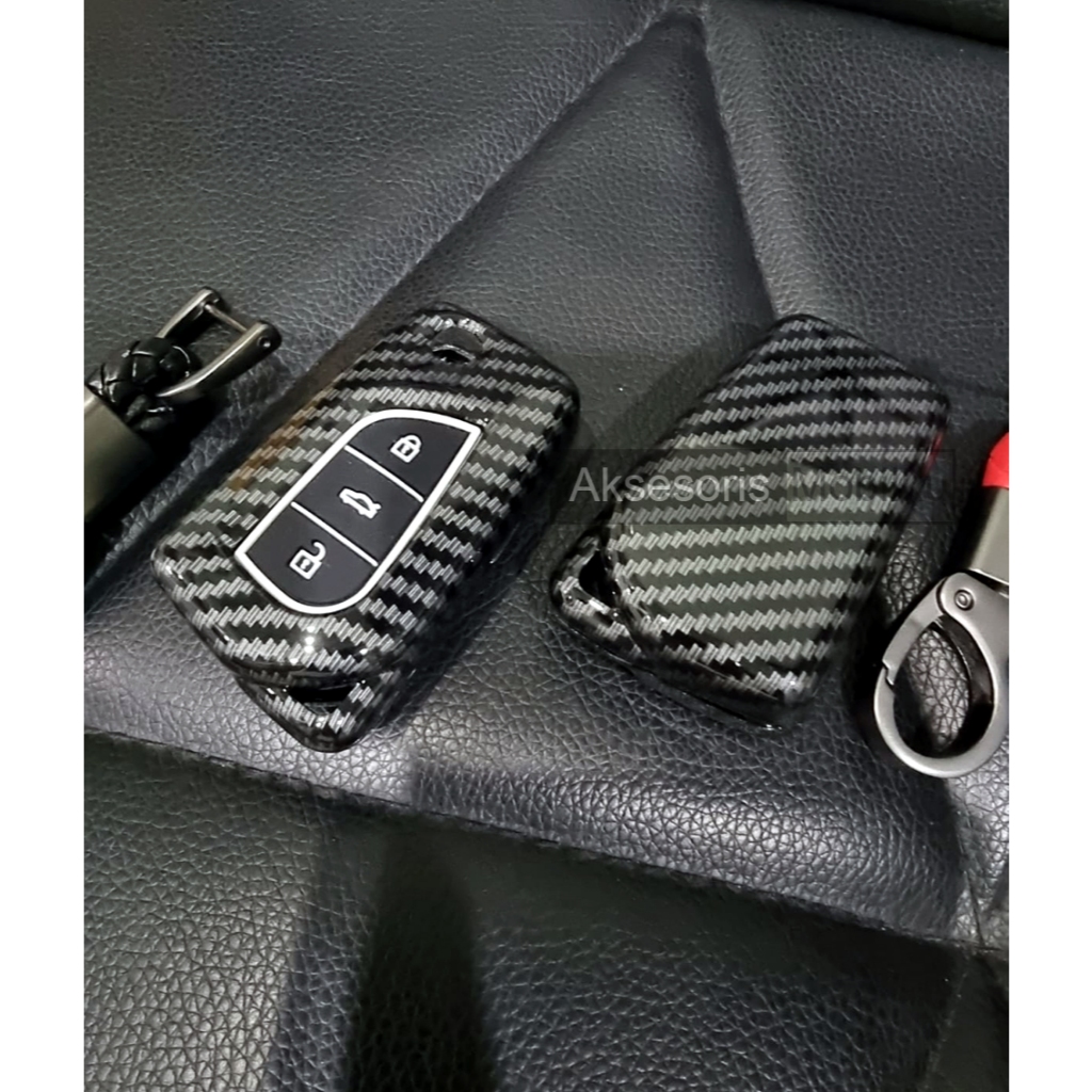 Cover Carbon Kunci Mobil Toyota Innova Reborn G V