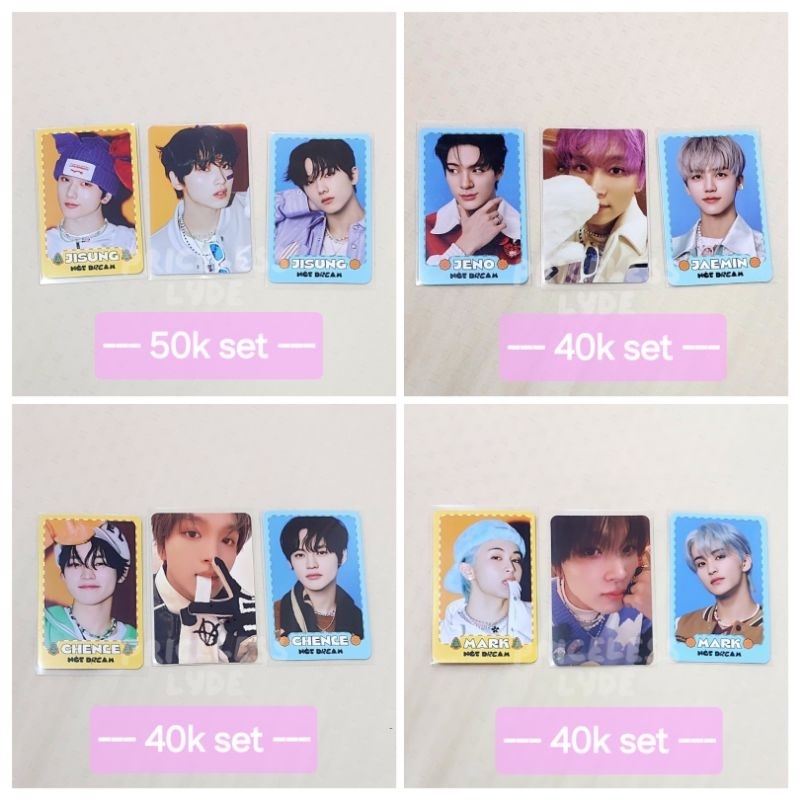 WTS PC aab NCT Dream Candy era Haechan fanlight deco sticker set, digipack, special, smini, TC A B J