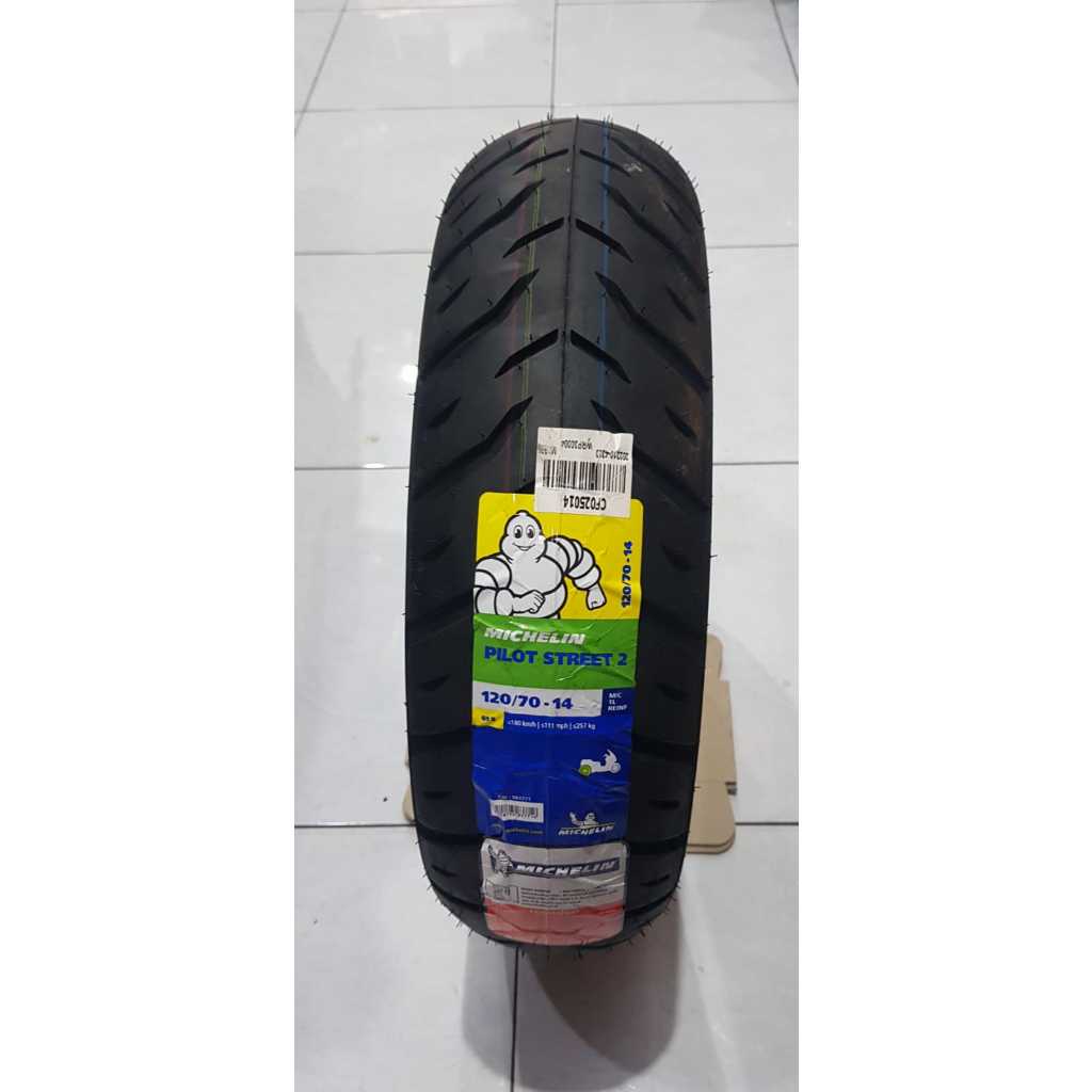 MICHELIN Ban Luar 120/70-17 Pilot Street 2 Tubeless