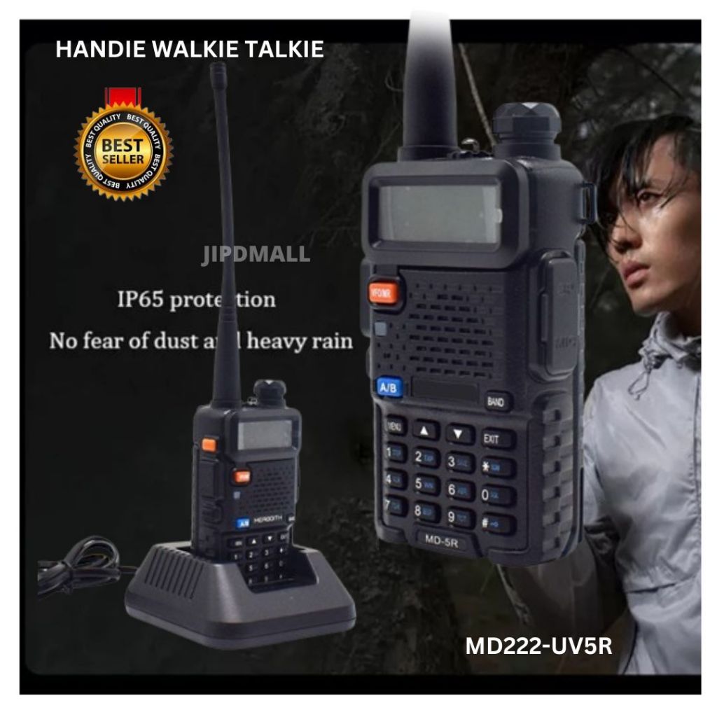 Jipdht Handie Walkie Talkie Serbaguna Untuk Touring Traveling Hiking Event Organizing Keamanan MD222