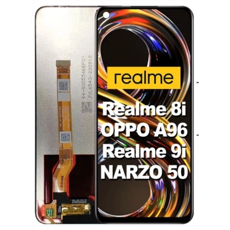 LCD+TOUCHSCREEN REALME 8i/OPPOA96/REALME 9i/NARZO 50 Original 100% Life Future