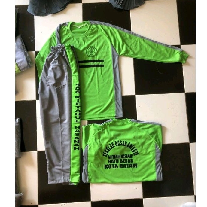 KAOS OLAHRAGA SEKOLAH CUSTOM SD/MI SMP/MTS SMA/MA BISA REQUEST MODEL