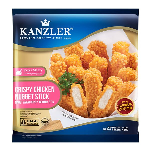 

Kanzler Crispy Chicken Stick Nugget 450g - Super Daging Pekanbaru