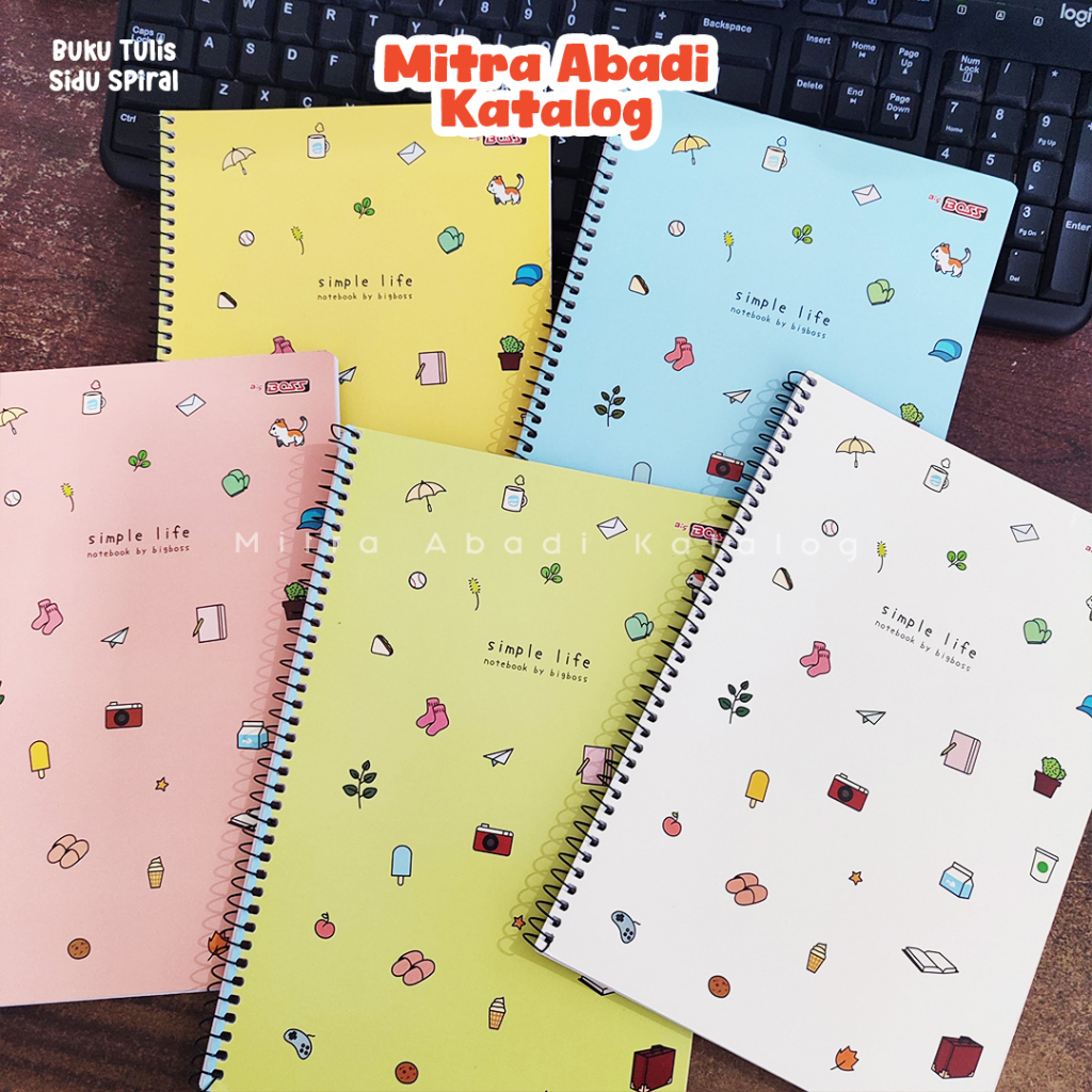

BUKU TULIS BIG BOSS SPIRAL MOTIF RANDOM / ALAT TULIS BUKU SEKOLAH BIG BOSS UKURAN BOXY MURAH EKONOMIS BUKU TULIS BESAR COWOK CEWEK TERLARIS ATK KANTOR KULIAH MITRA ABADI KATALOG JOGJA
