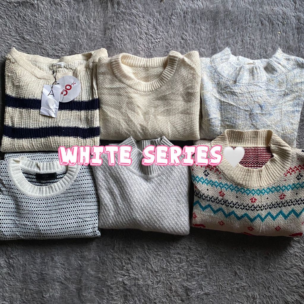 H*M UNIQ’ MNg Trhiting Preloved Import branded Knitwear rajut cardigan baju hangat