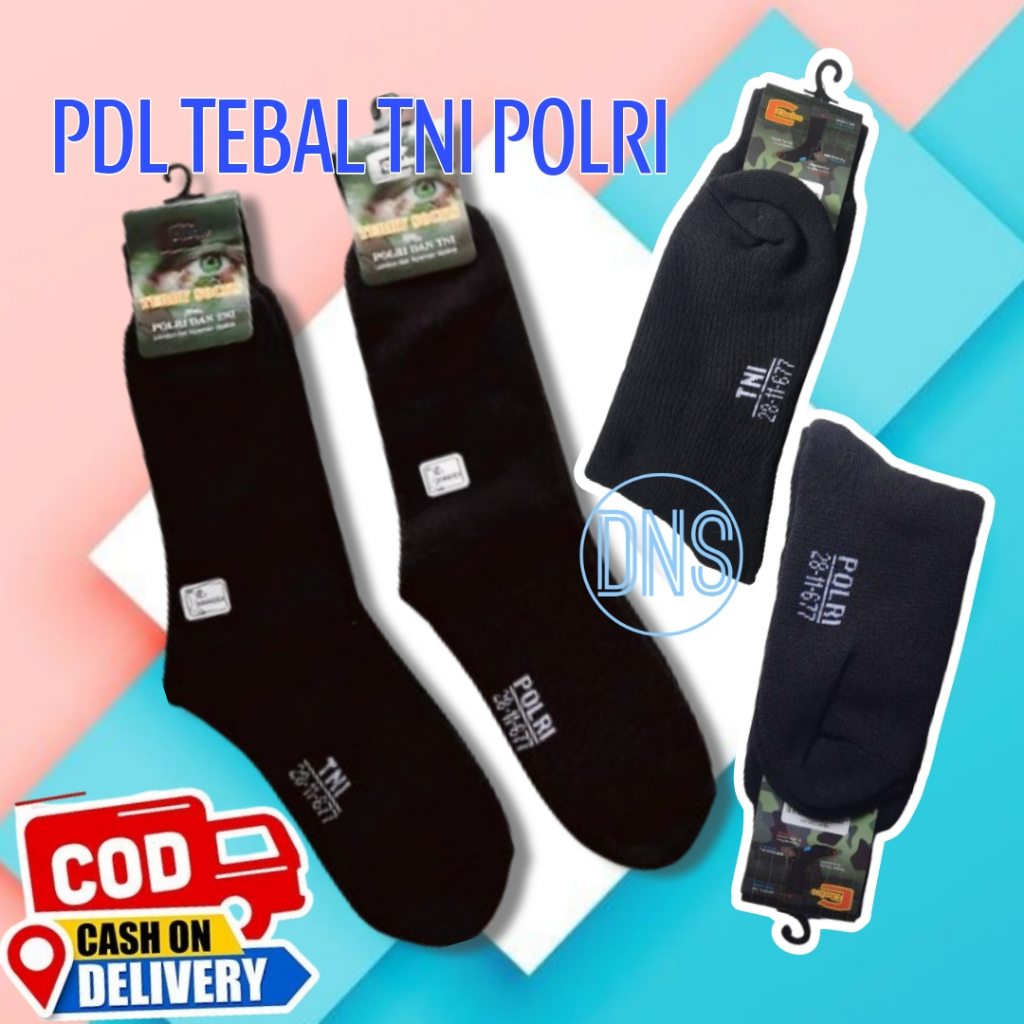 KAOS KAOS KAKI PDL HTAM TEBAL/KAOS KAKI PRIA TEBAL/KAOS KAKI TNI POLRI TEBAL