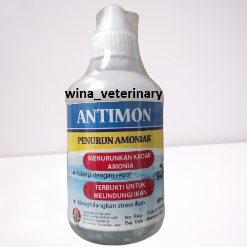 ANTIMON 100ml penurun amoniak menghilangkan stress ikan