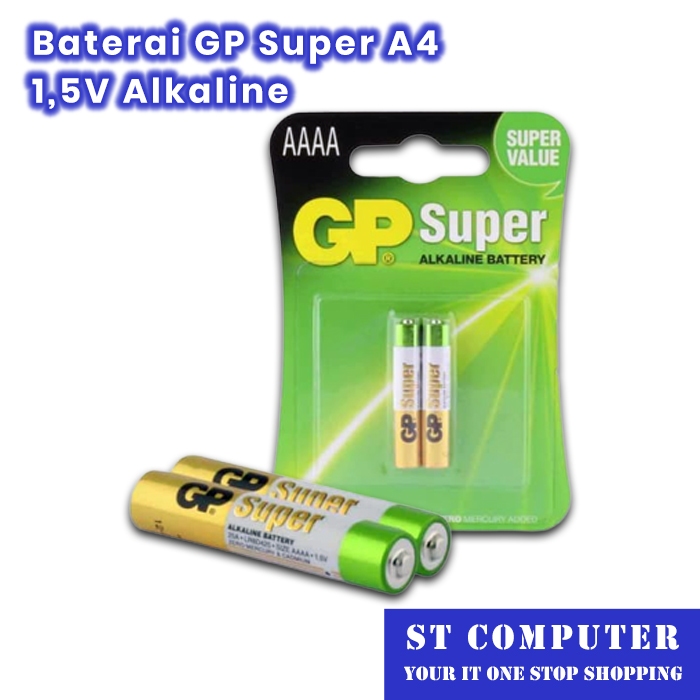 Baterai GP Super A4 (AAAA) 1,5V Alkaline