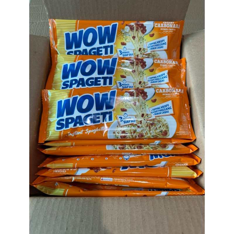 

WOW SPAGETI - Instant Spaghetti ( satu paket isi 10 bungkus )