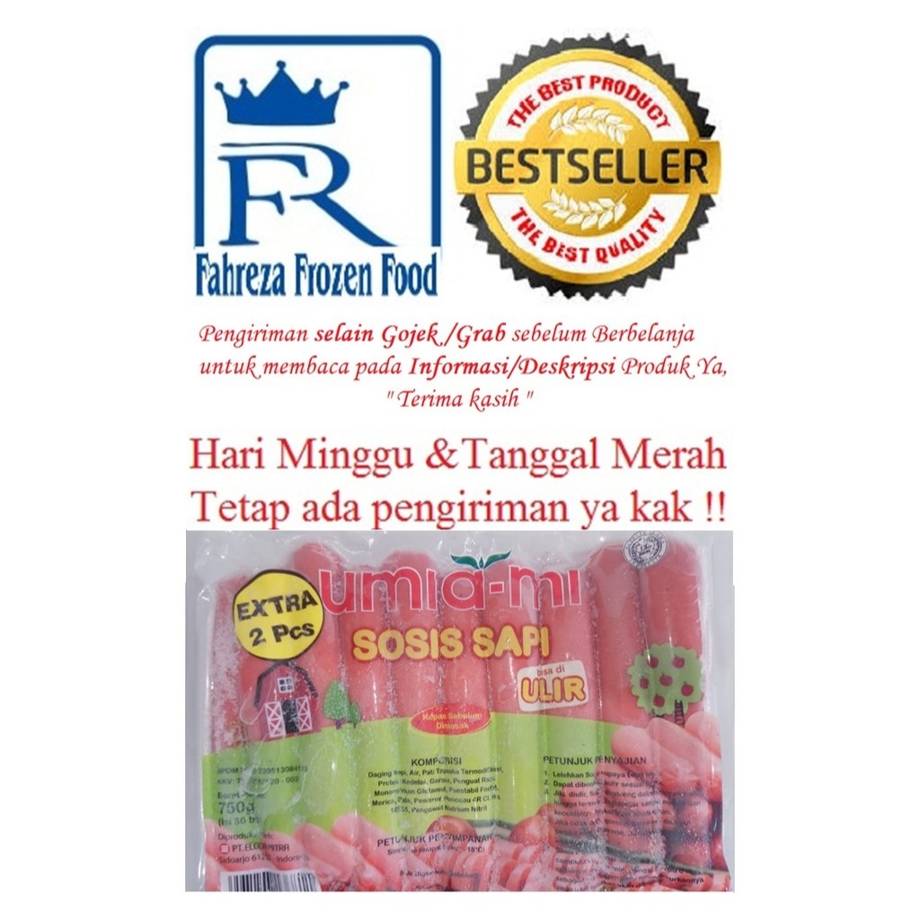 

Umiami Sosis Sapi Ulir 750 Gram Harga Promo