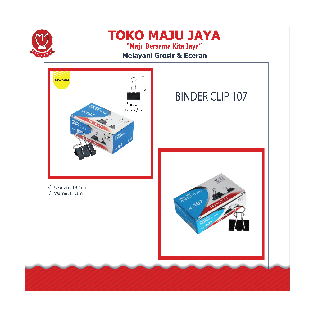 

BINDER CLIP 107