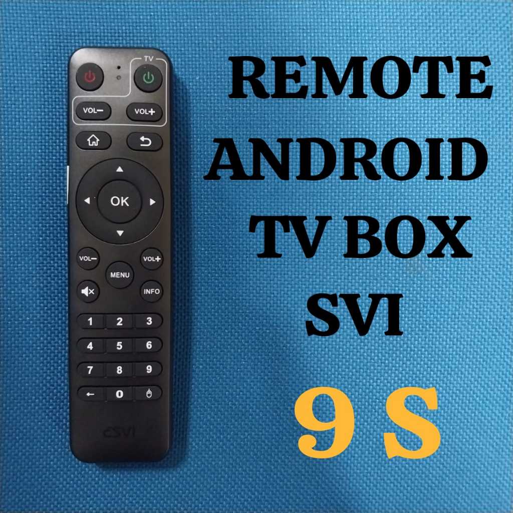 Remote svicloud 9s android tv box remote non voice svi 9s