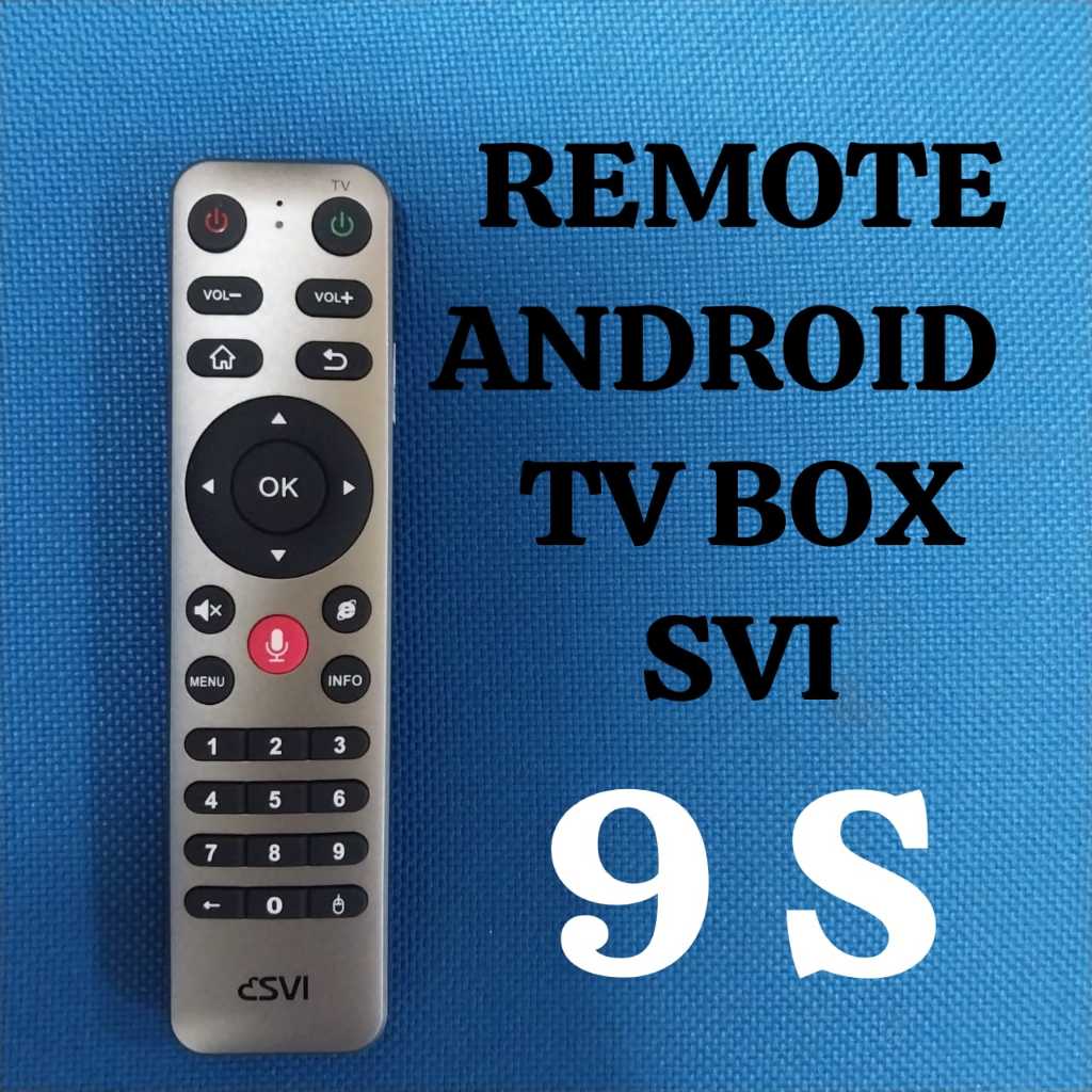 Remote svicloud 9s android tv box remote voice svi 9s