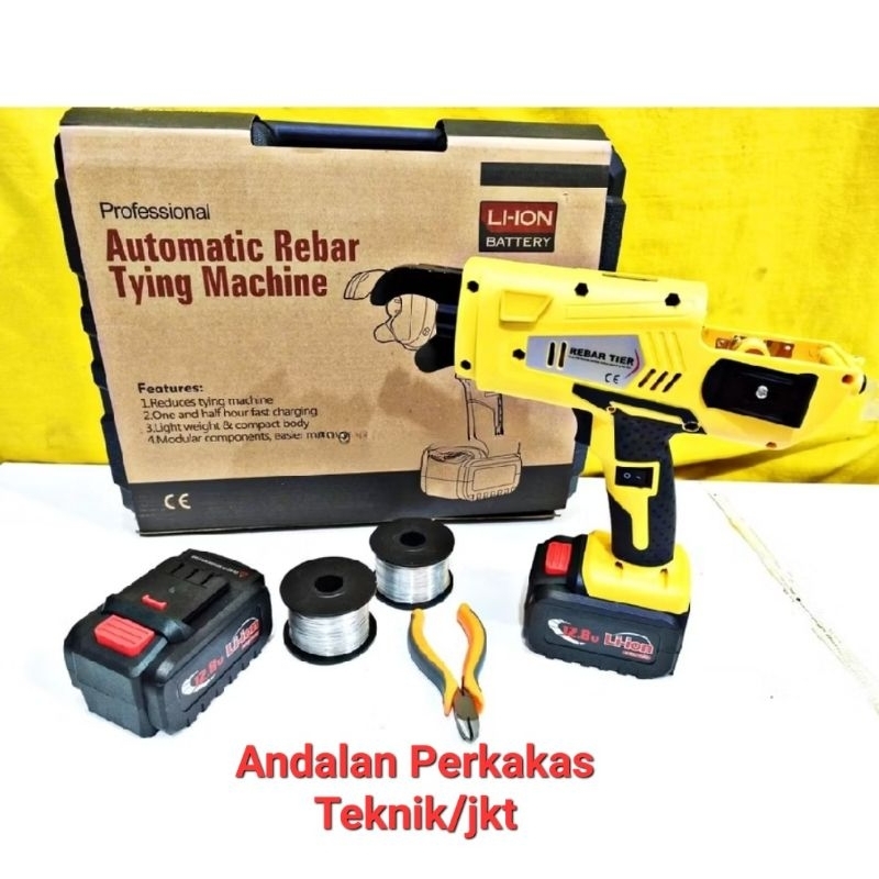 Mesin Bendrat Cordless 12,80V/Mesin Tying Rebar / Mesin pengikat besi Coran CASAL