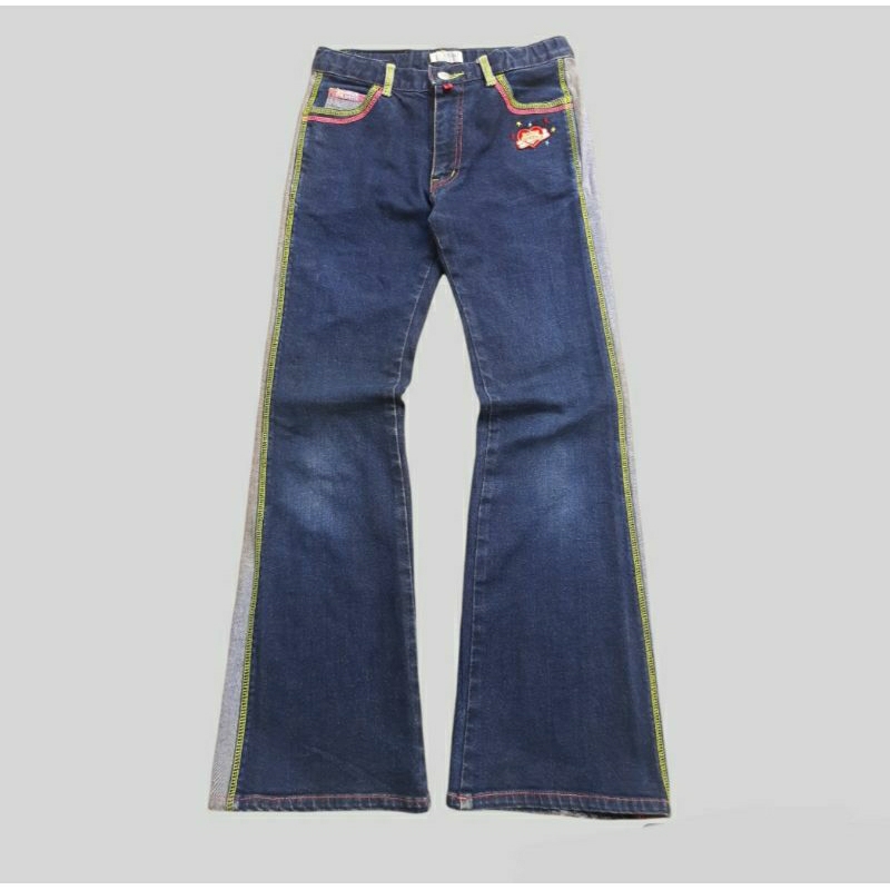 Daisy Lovers side line flared jeans not angel blue hysteric glamour