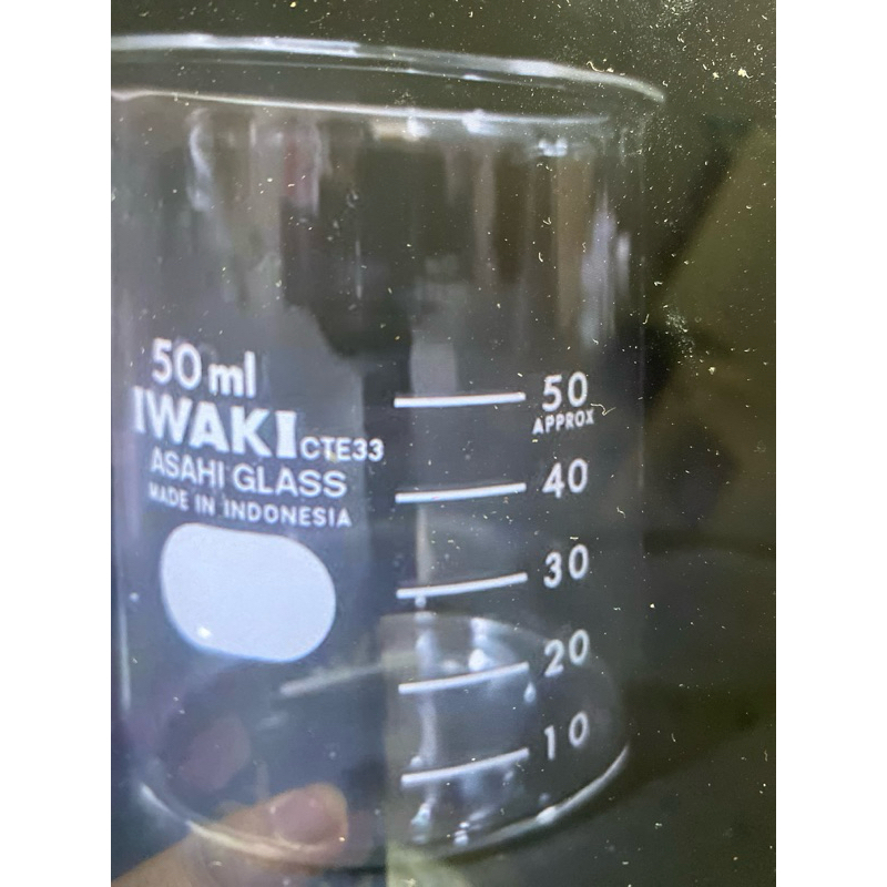 Iwaki beaker glass 50ml
