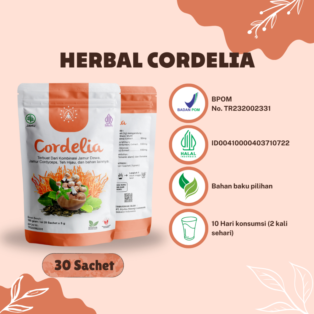 

CORDELIA HERBAL 30 SACHET
