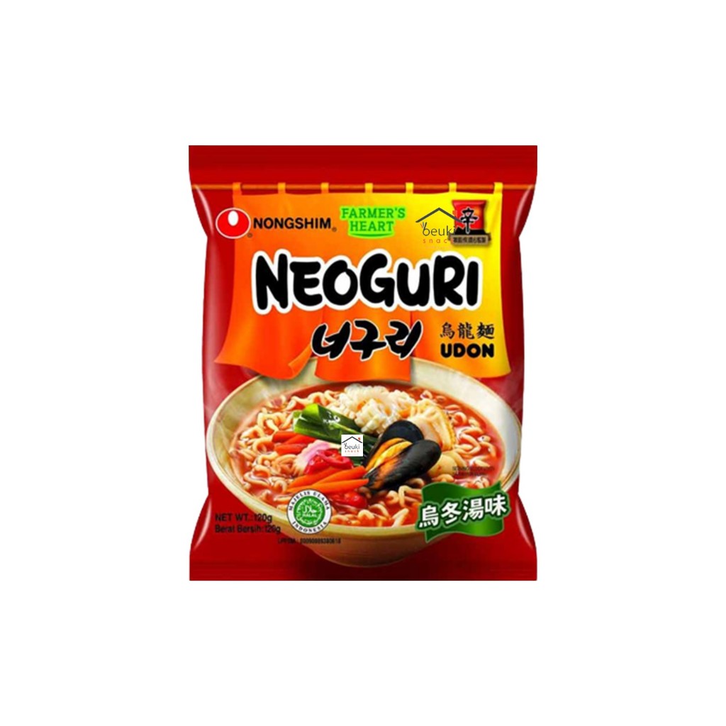

Nongshim Neoguri Udon Mie Instan Udon Kuah Pedas Ala Korea