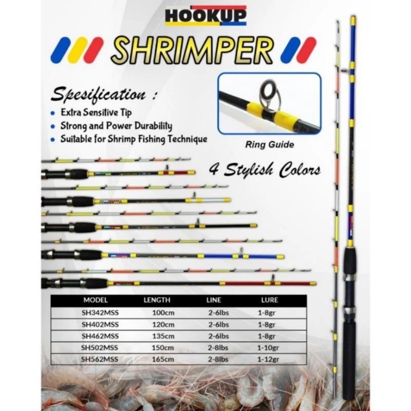 JORAN PANCING HOOKUP SHRIMPER 120 CM SIAP KIRIM
