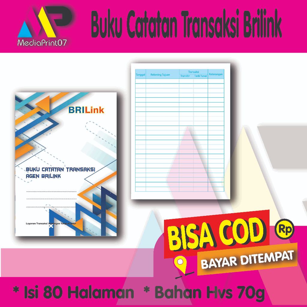 

BUKU CATATAN TRANSAKSI AGEN BRILINK