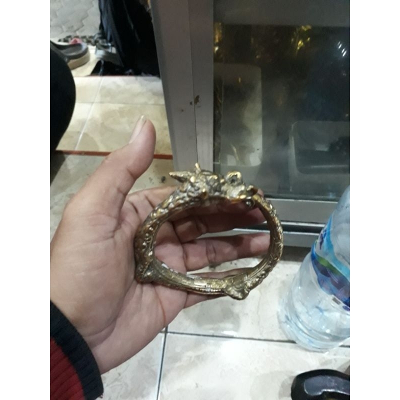 gelang naga liong kuningan