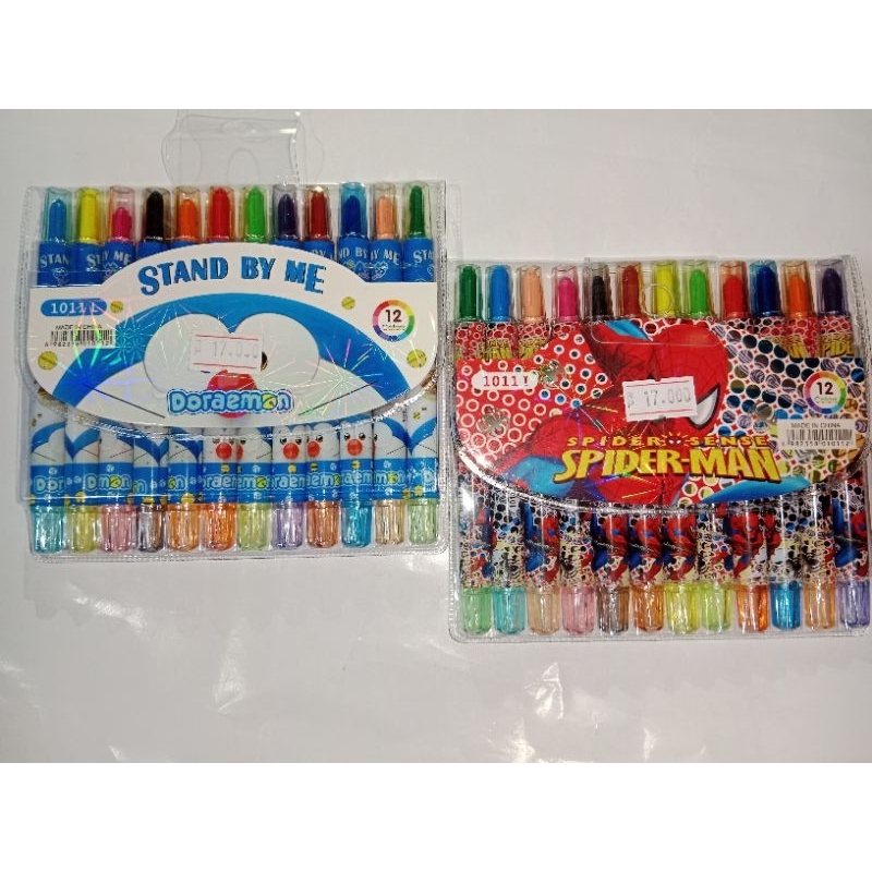 

(12 PCS) CRAYON PUTAR 12 WARNA PENDEK