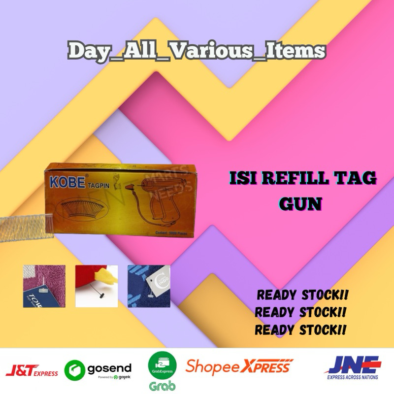 

ARROW TOP PIN TAG PIN ISI REFILL TAG GUN