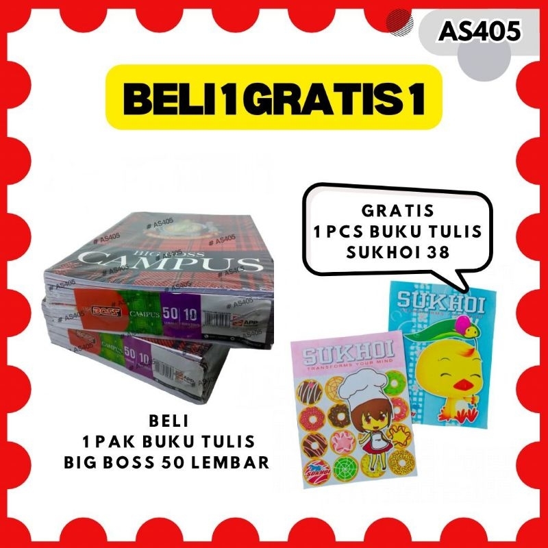 

Buku Tulis Big Boss Campus isi 50 lembar